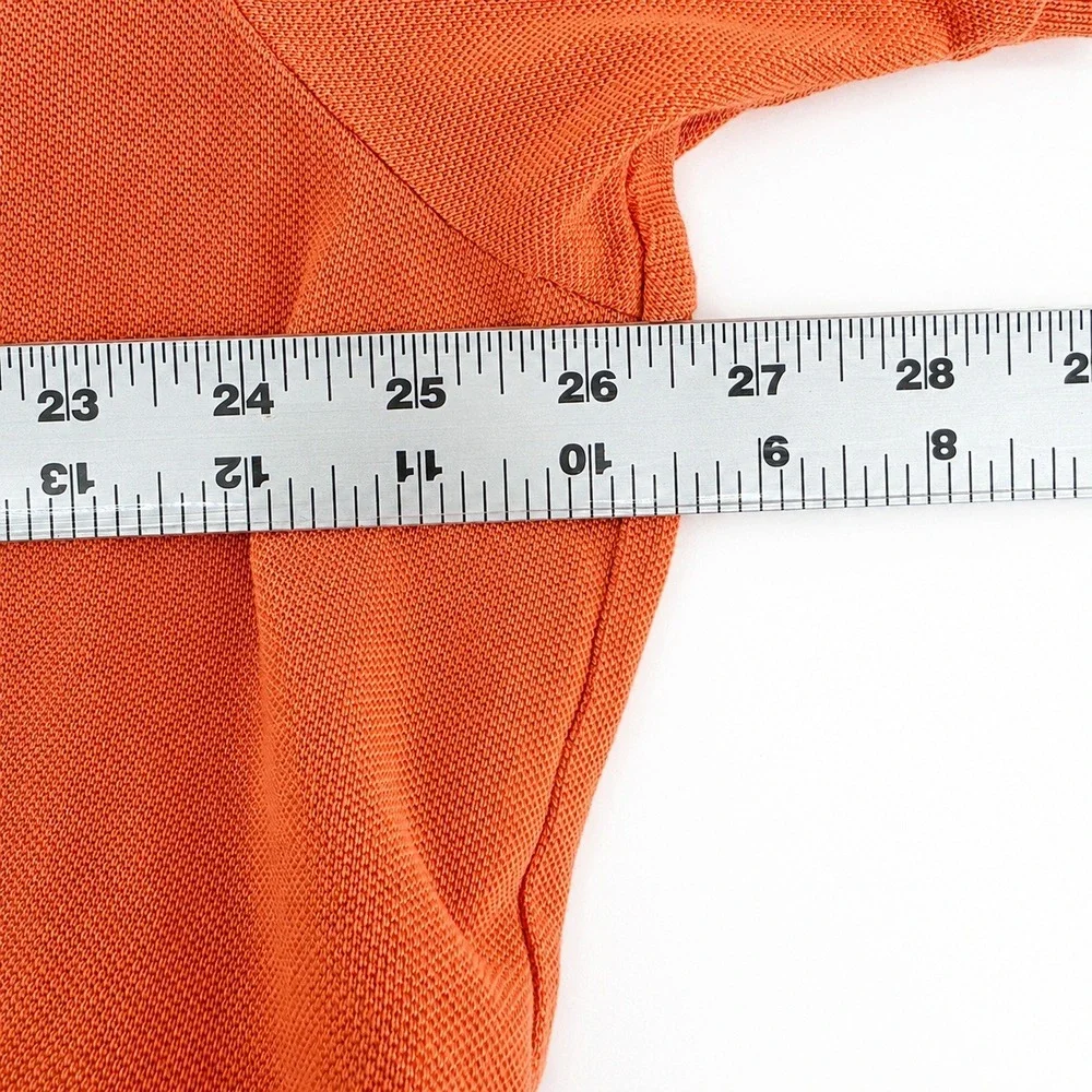 Polo Ralph Lauren Polo Shirt Mens 2XB Heritage Pique Big & Tall Orange Casual